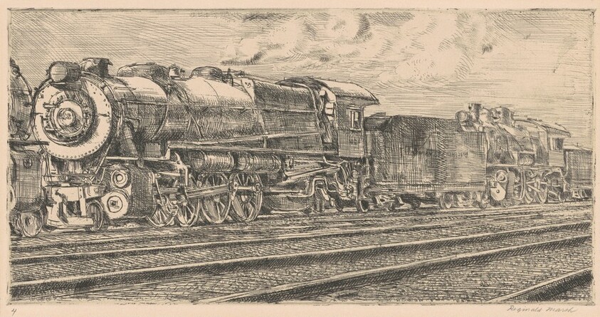 P.R.R. Loco Waiting to be Junked