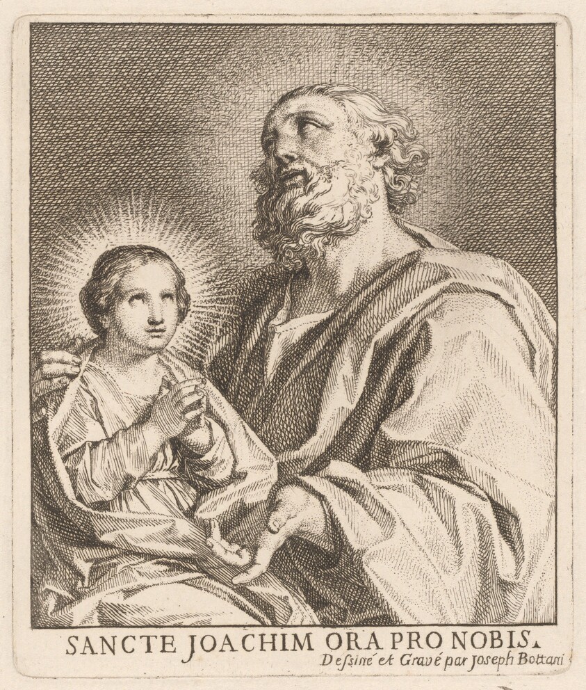 Saint Joachim and the Infant Virgin Mary