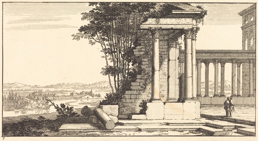 Landscape with Classical Ruins