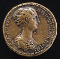 Faustina the Younger, died A.D. 175, Wife of Marcus Aurelius [obverse], Giovanni da Cavino, mid 16th century
