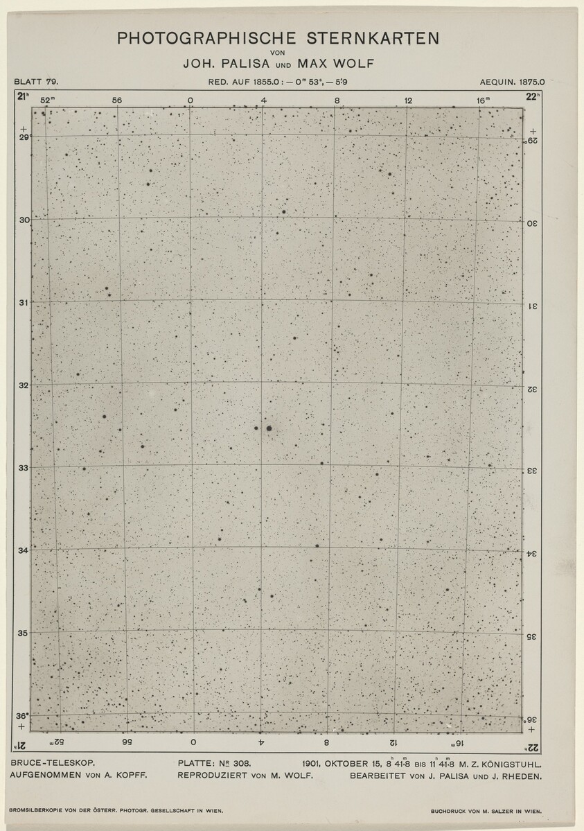 Photographische Sternkarten (October 15, 1901)