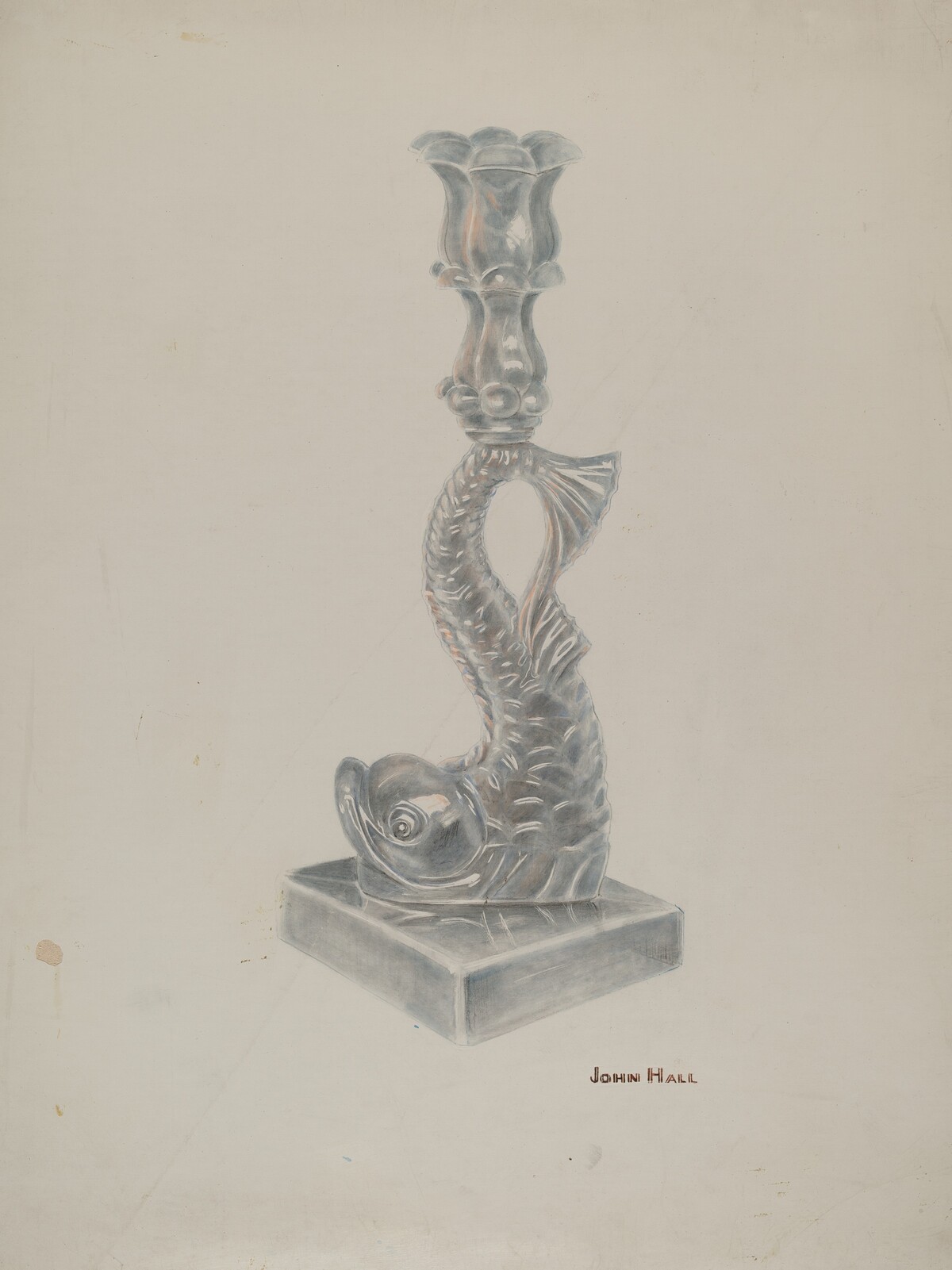 Glass Candlestick