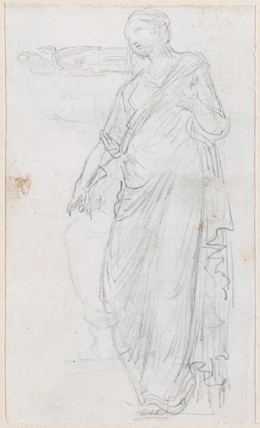 Woman in Toga [verso]