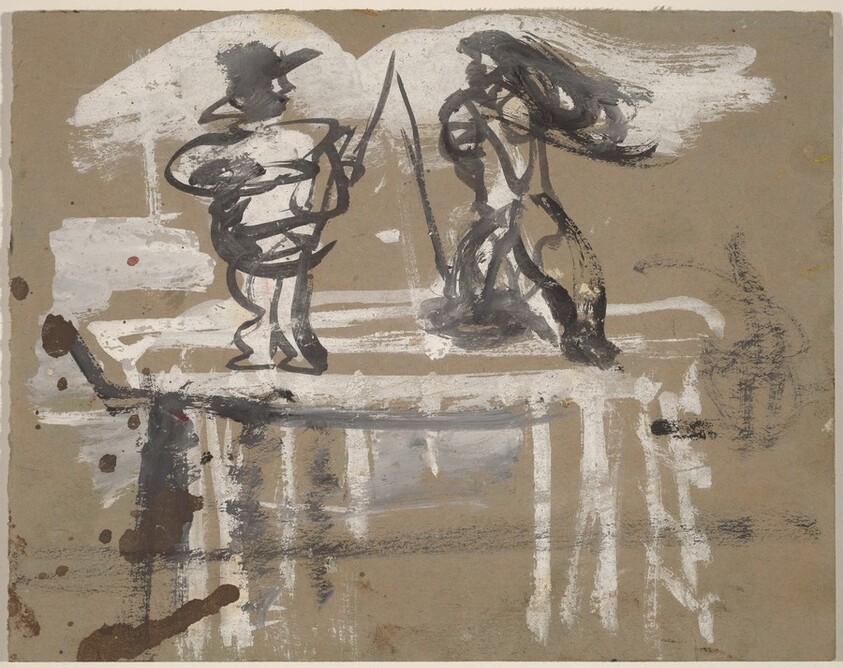 Two Standing Figures