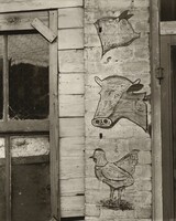 Sign for Butchers Shop, Savannah, Georgia, Peter Sekaer, 1936, printed later