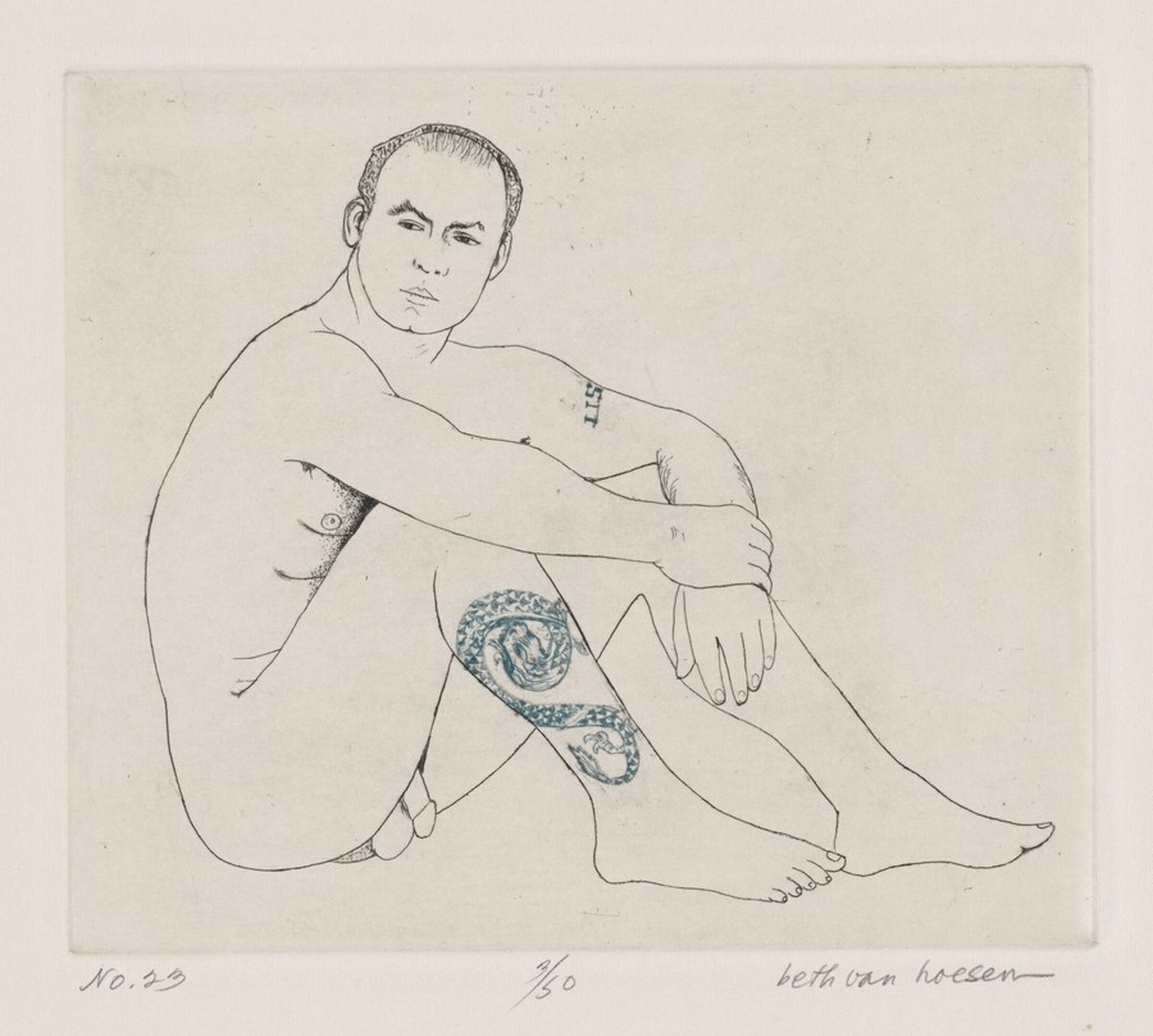 Tattoo, Beth Van Hoesen, 1965
