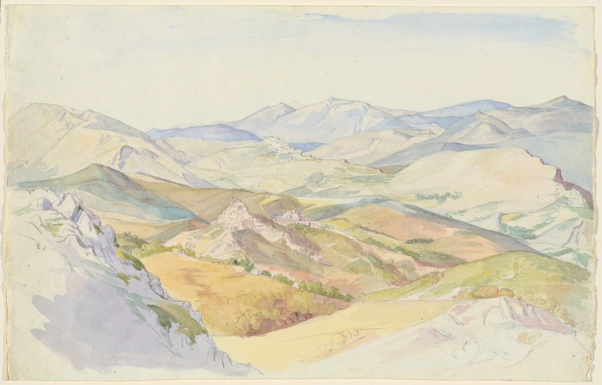 The Sabine Hills and Rocca Santo Stefano Seen from Civitella