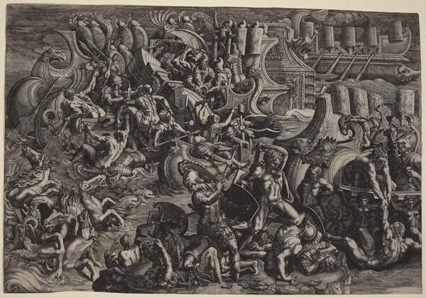 The Trojans Repulsing the Greeks