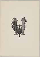 Letter "H", Hans Marinus van Dokkum, published 1953