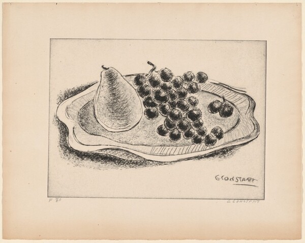 Grapes and a Pear