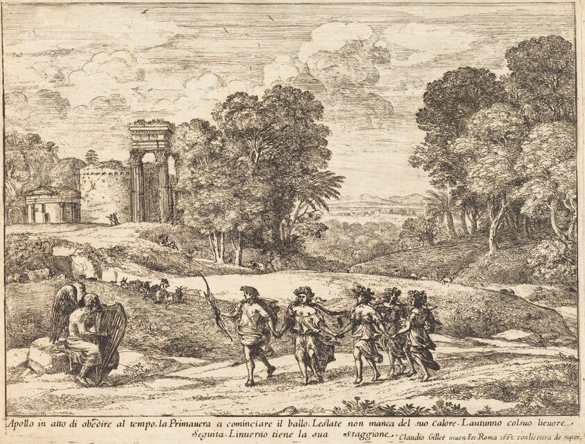 Time, Apollo, and the Seasons (Le Temps, Apollon et les Saisons)