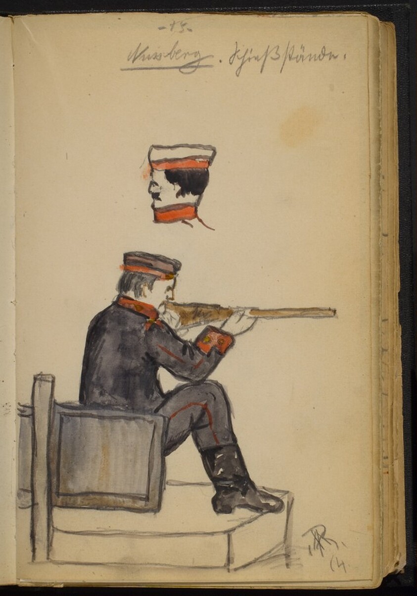 Soldier Aiming His Rifle