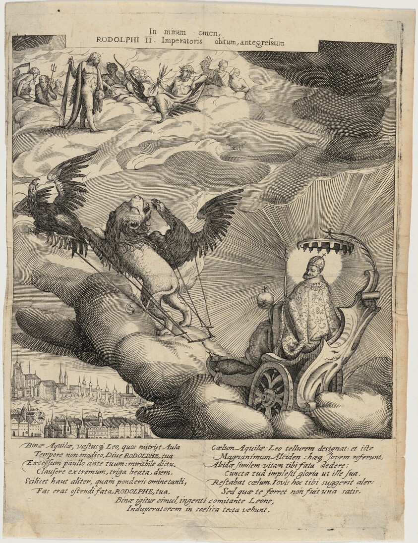 Rudolph II in Chariot Drawn by Lion and Eagle
