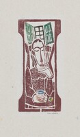 Woman Seated at Table, Max Weber, 1919-1920