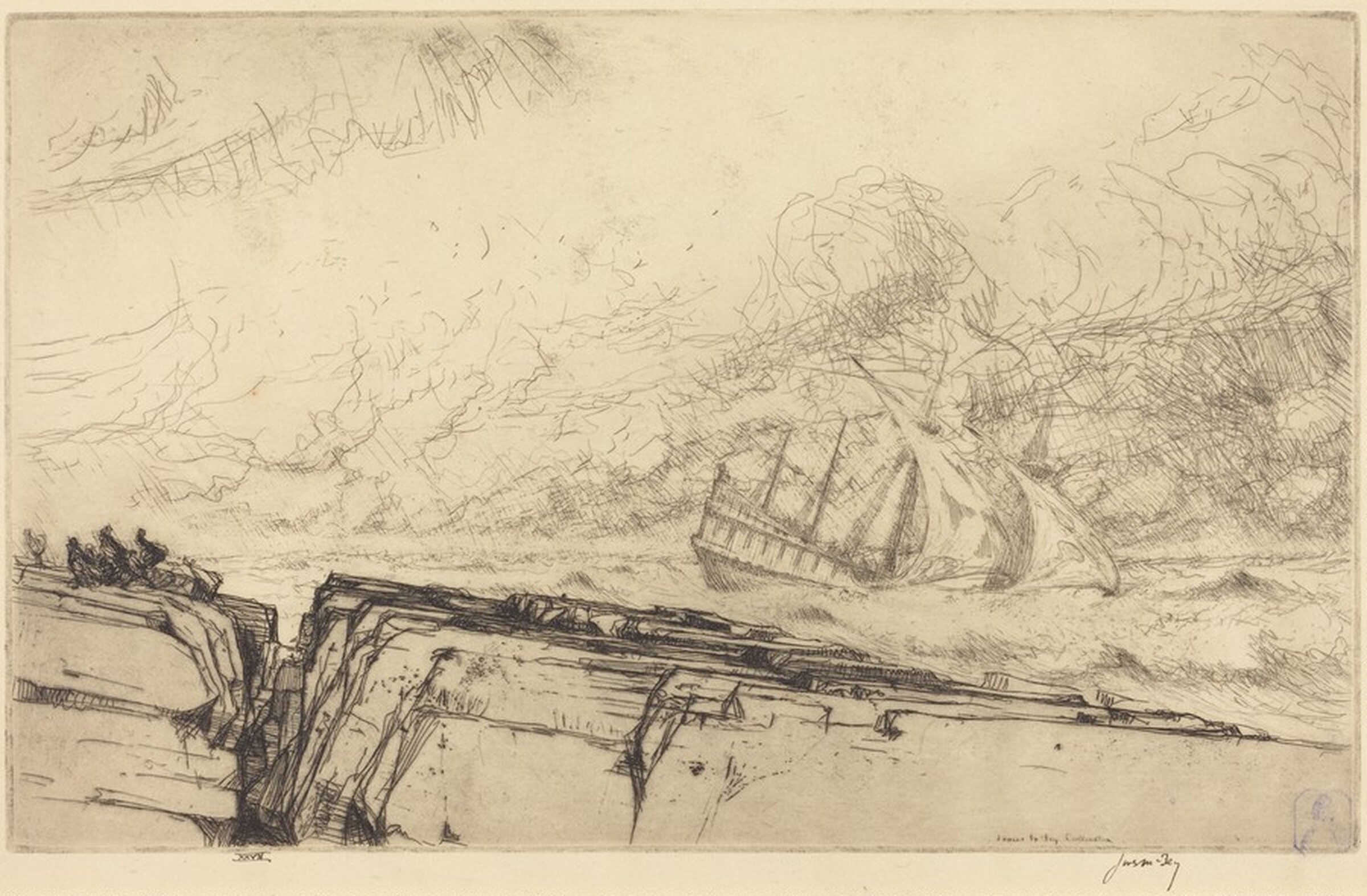 "1588", James McBey, 1912