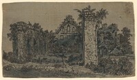Ruins of the Abbey of Rijnsburg: Small Version, Hercules Seghers, c. 1618-1622