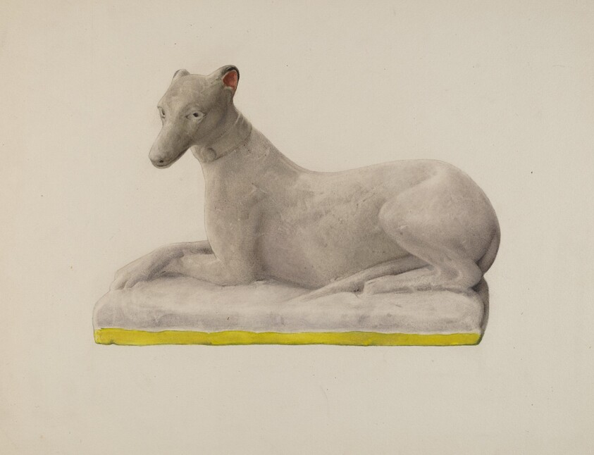 Chalkware Greyhound