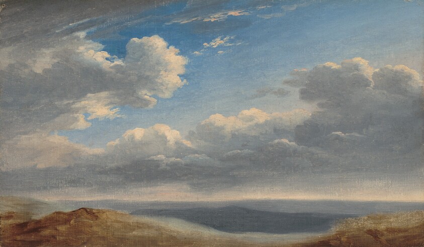 Study of Clouds over the Roman Campagna