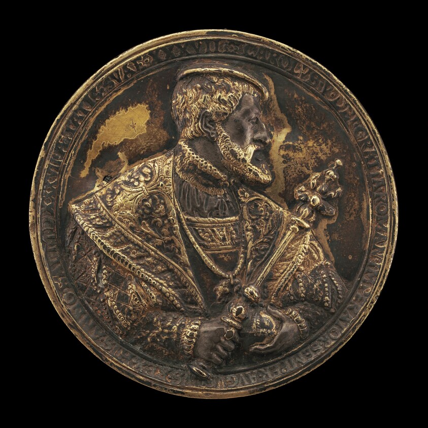Charles V, 1500-1558, King of Spain 1516-1556, Holy Roman Emperor 1519 [obverse]