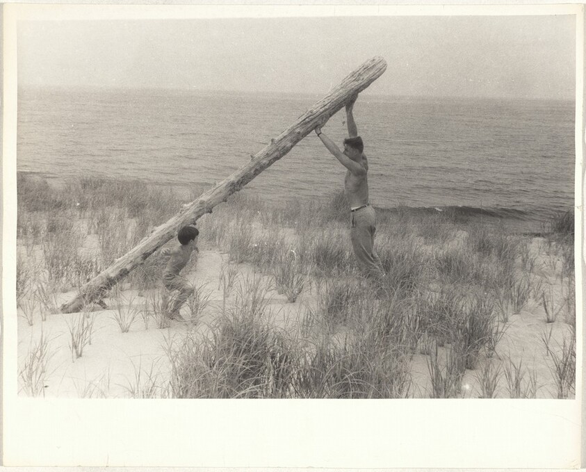Man and child--Provincetown, Massachusetts