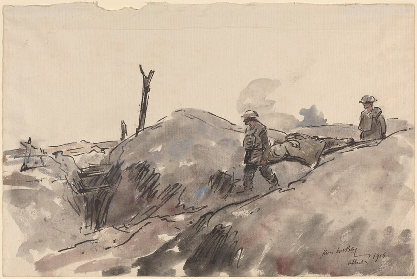 Stretcher Bearers, Somme