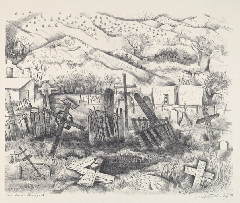 New Mexico Graveyard