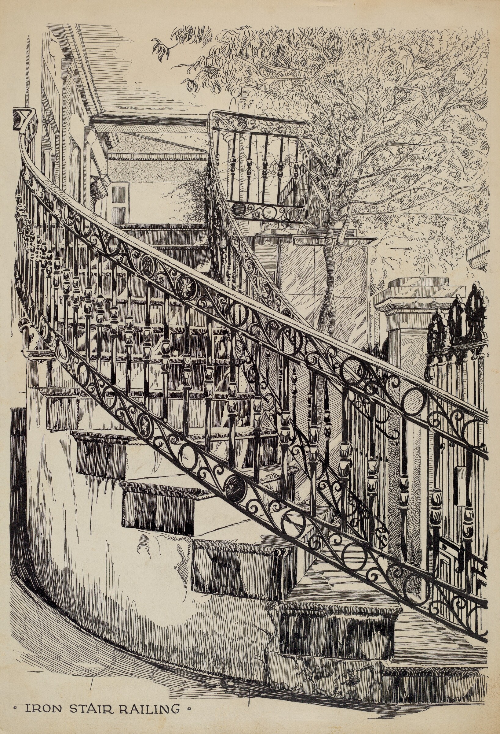 Iron Balcony, Thomas Byrne, c. 1936