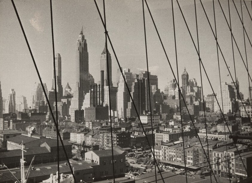 New York von der Brooklyn Brücke aus (New York from the Brooklyn Bridge)