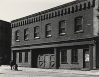 Corlears Street, nos. 3-5; Corner of Corlears and Monroe Streets, Berenice Abbott, March 4, 1937, printed later