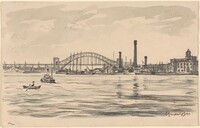 Hell Gate Bridge, Brooklyn, Sir Muirhead Bone