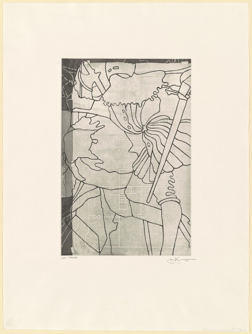 Untitled (Geldzahler) [state proof of 2nd state]