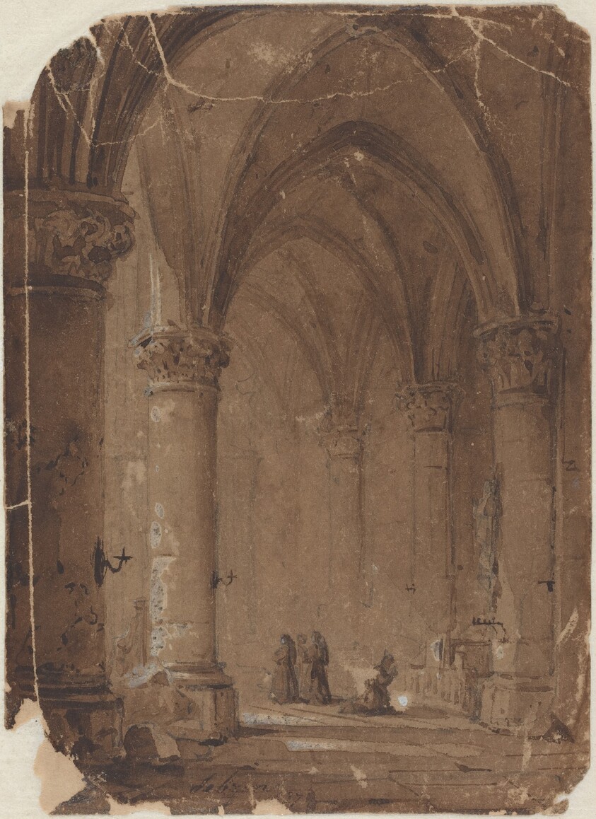 Monks in a Cathedral