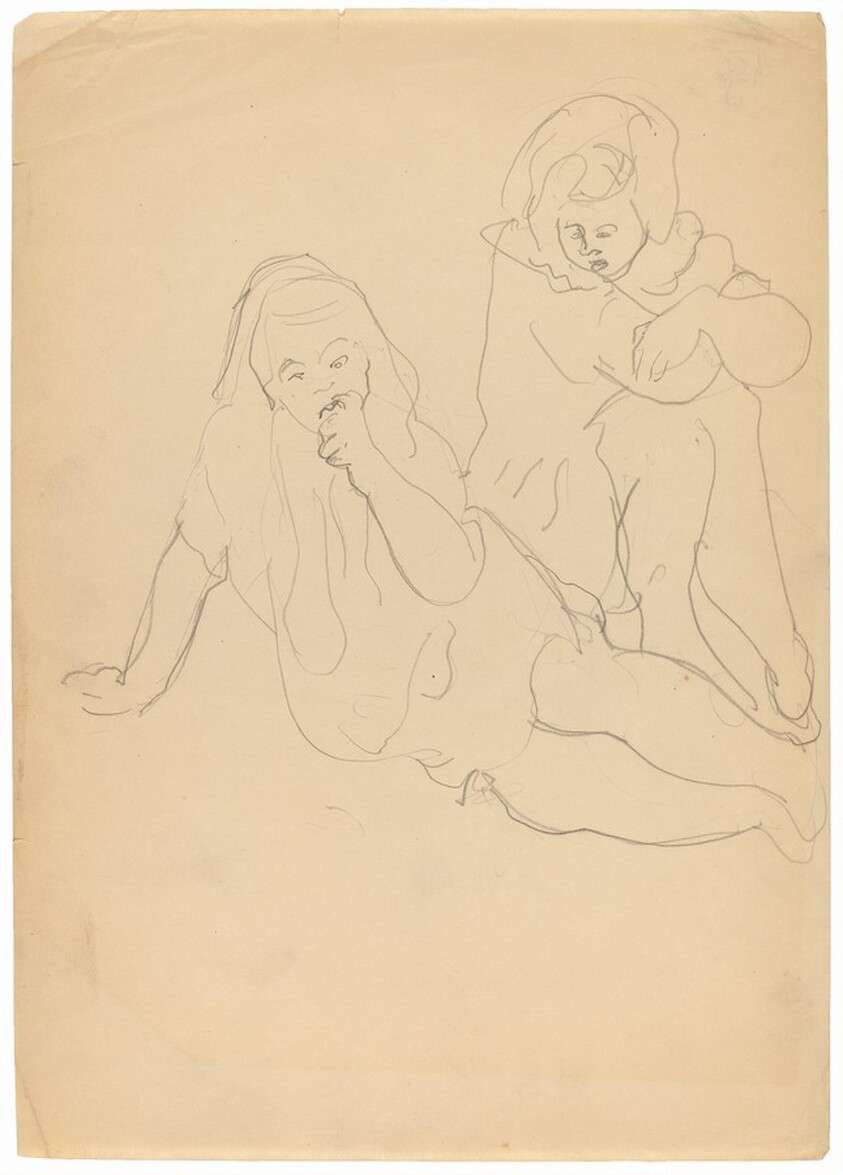 Two Seated Women