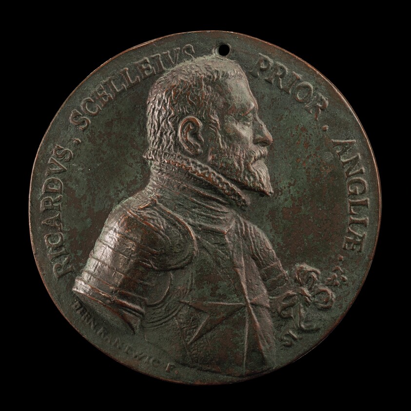 Sir Richard Shelley, c. 1513-c. 1589, Prior of England in Malta and Turcopolier [obverse]