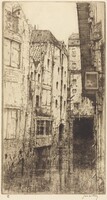 Grimnessesluis, James McBey, 1913