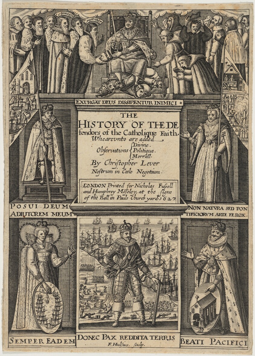 Title Page to History of the Defenders of theCatholic Faith, by Christopher Lever