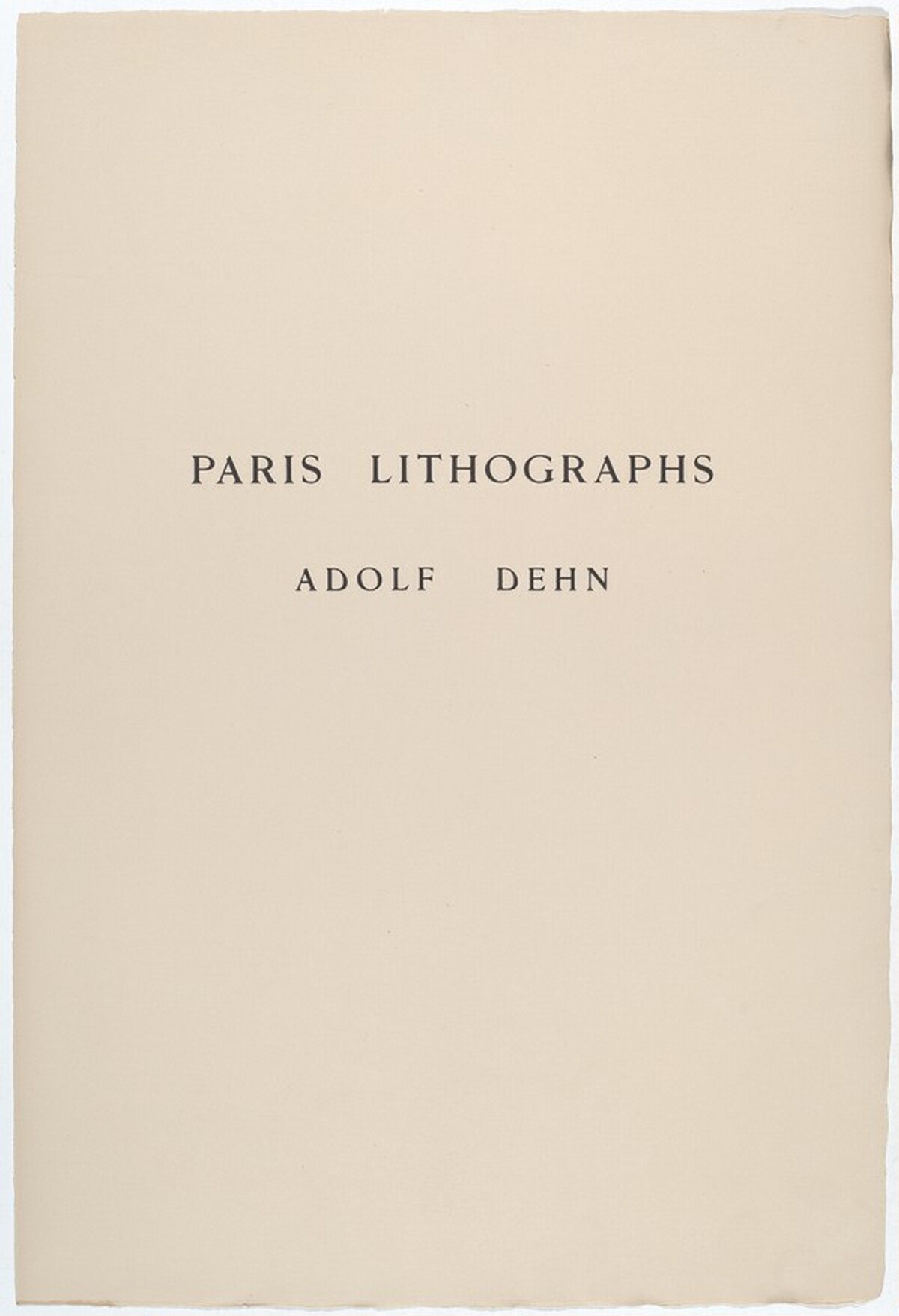 Paris Lithographs