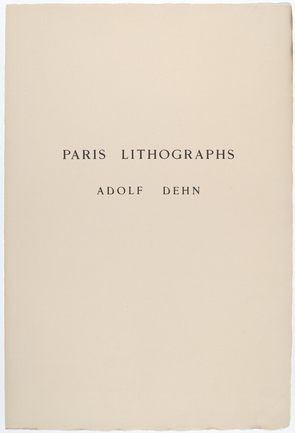 Paris Lithographs