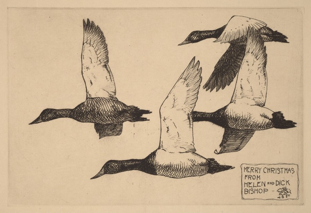 Christmas Card from Helen and Dick Bishop