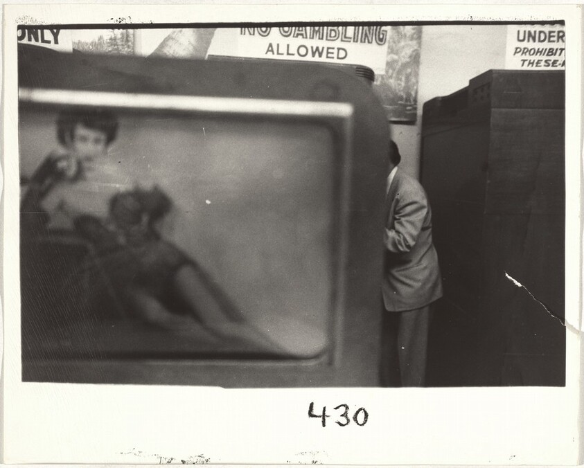 Man in peep show--Los Angeles