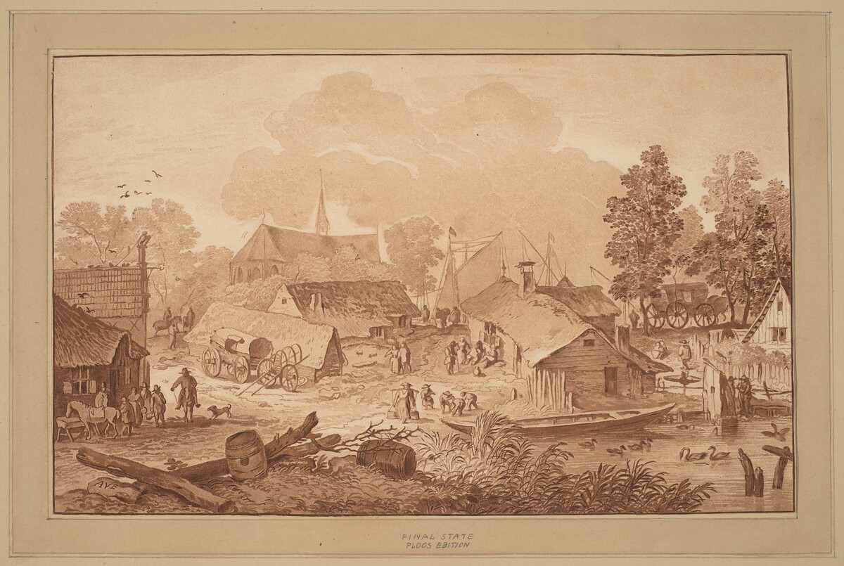 Village with Pond