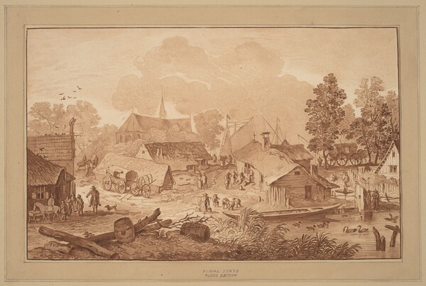 Village with Pond