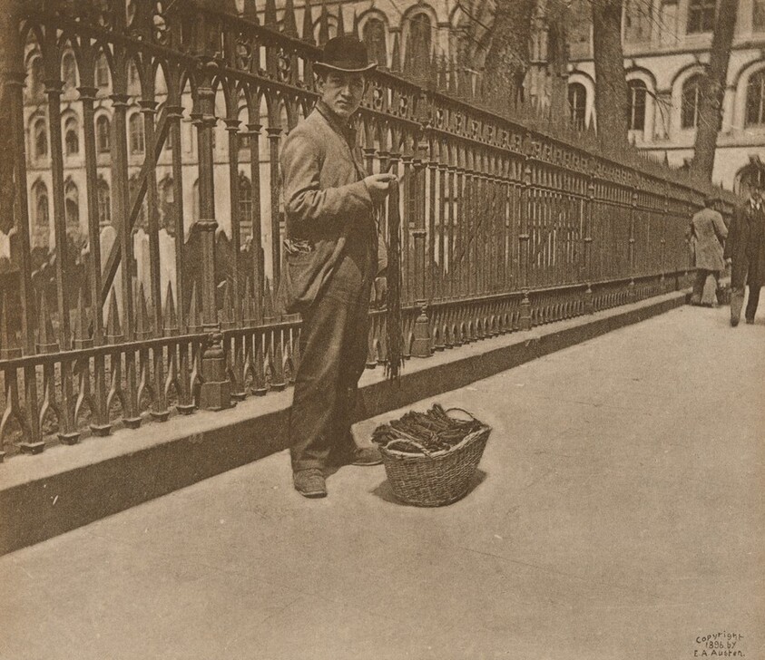 Shoelace Peddler, Trinity Church Railing