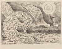 The Circle of the Lustful: Paolo and Francesca, William Blake, 1827