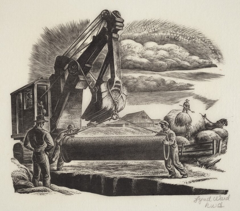 Untitled (Country-Bailing Hay)