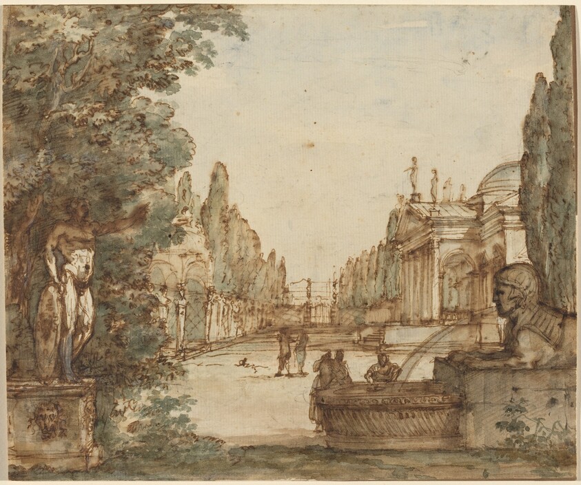 Capriccio with a Palladian Villa