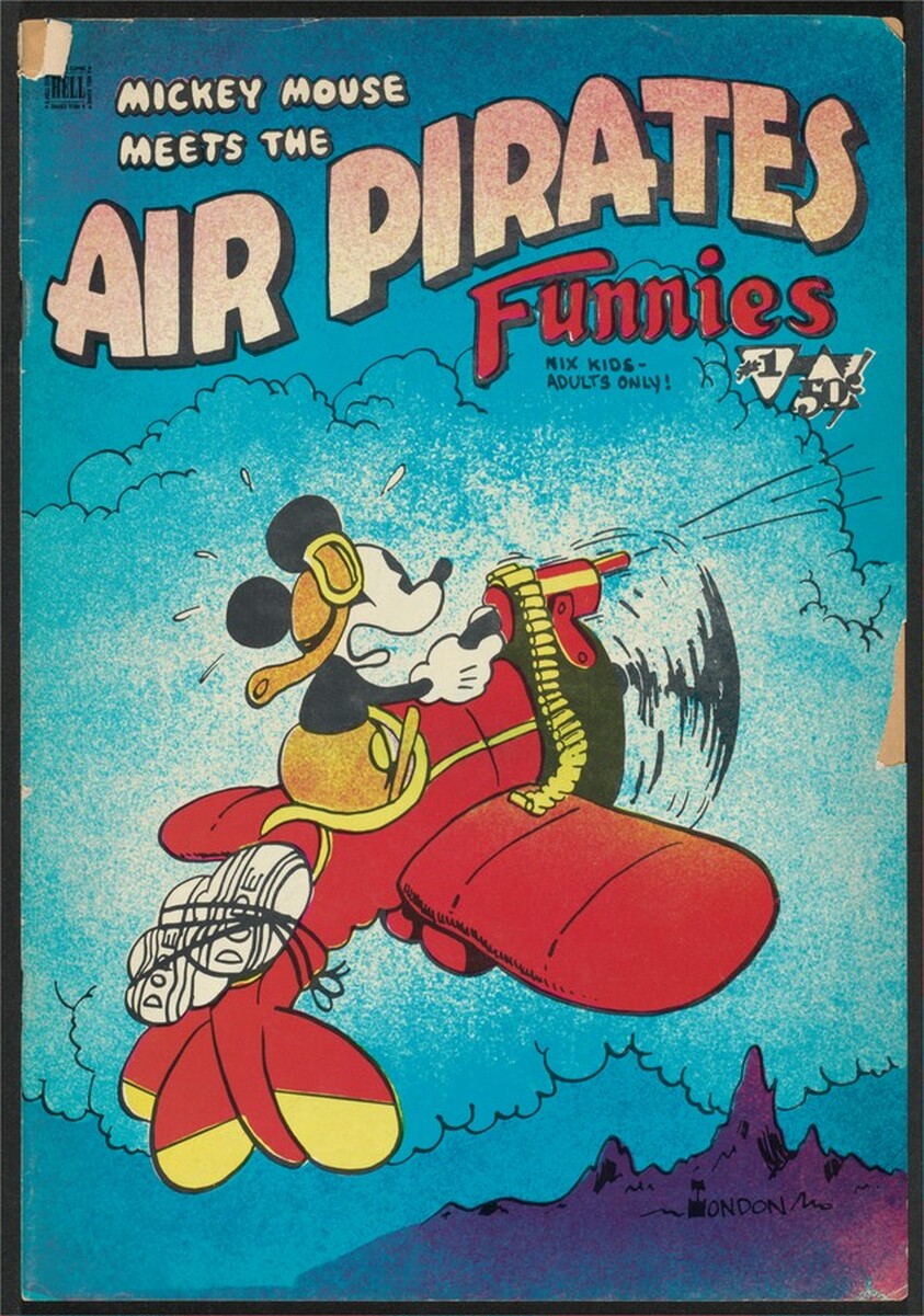 Mickey Mouse Meets the Air Pirates Funnies, Vol. 1, No. 1