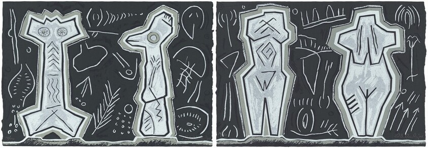 Venus Figures and Batons de Commandment