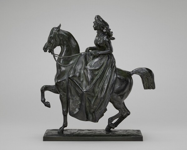 Equestrienne in 1830 Dress