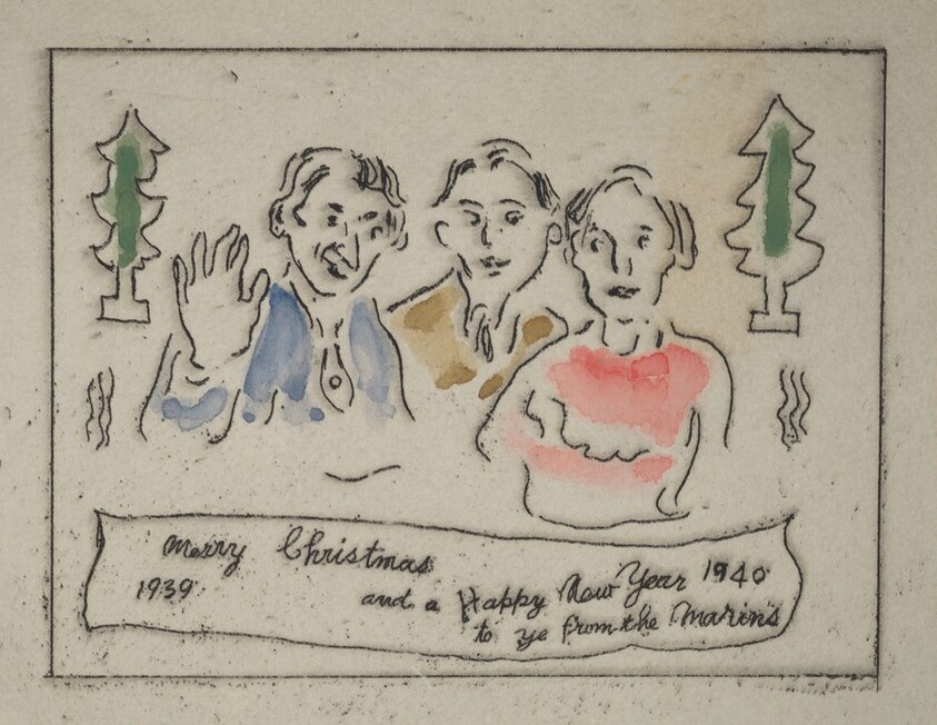 Merry Christmas 1939 and Happy New Year 1940